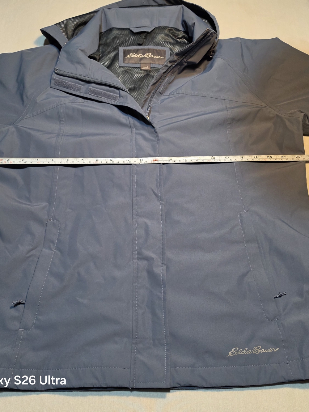 Eddie Bauer Women's Hooded Utility Jacket in Slate Blue